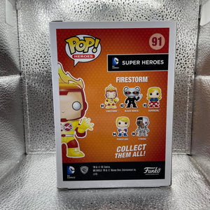 Robbie Amell Signed Firestorm Pop Vinyl DC Super Heroes 91 Funko Signed NO COA FRENLY BRICKS - Open 7 Days