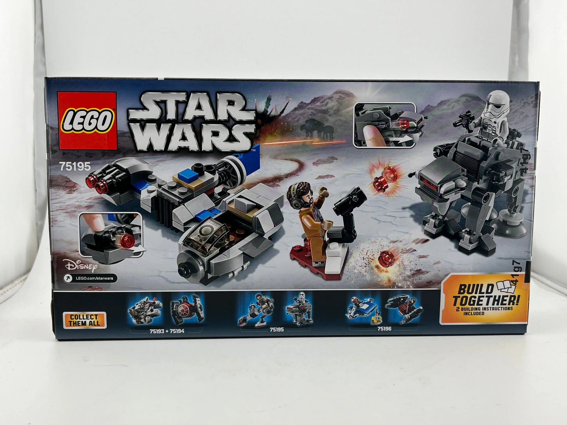 Lego Star Wars - Microfighters Ski Speeder vs. First Order Walker 75195 - Sealed FRENLY BRICKS - Open 7 Days