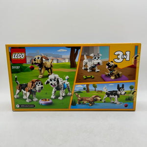 LEGO 31137 Adorable Dogs Creator 3-in-1 - Aged 7+ - Sealed FRENLY BRICKS - Open 7 Days