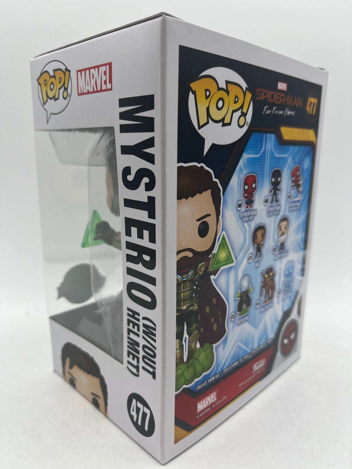 Funko Pop! Spider-Man Far from Home Mysterio Without Helmet #477