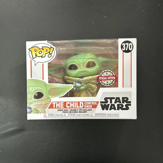 Funko POP! Star Wars The Mandalorian #370 The Child With Control Knob FRENLY BRICKS - Open 7 Days