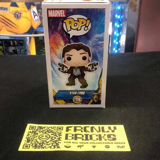 Funko POP! | #198 Star-Lord - Marvel: Guardians of the Galaxy Vol. 2 | Chase FRENLY BRICKS - Open 7 Days