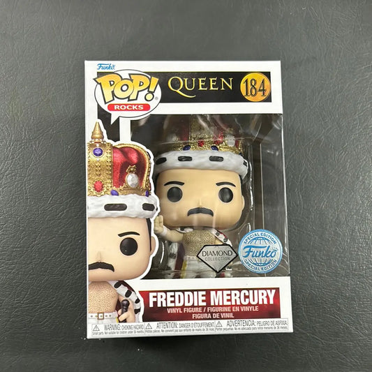 Queen Freddie Mercury King Diamond Pop! Vinyl #184 FRENLY BRICKS - Open 7 Days