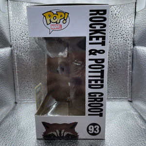 Funko Pop! Vinyl: Marvel - Rocket Raccoon (w/ Baby Groot) - San Diego Comic Con FRENLY BRICKS - Open 7 Days