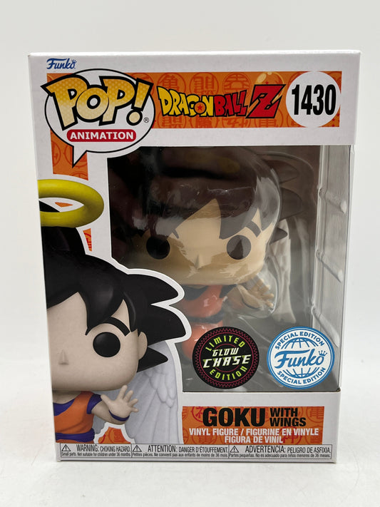 Funko POP! Animation - Dragon Ball Z - Goku With Wings #1430 - Glow Chase FRENLY BRICKS - Open 7 Days