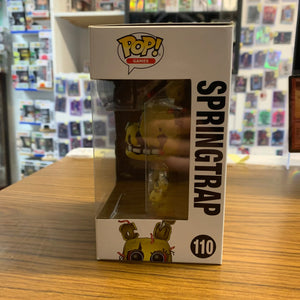 Funko Pop! Games Five Nights at Freddy's: Springtrap Vinyl Figure 110 FRENLY BRICKS - Open 7 Days