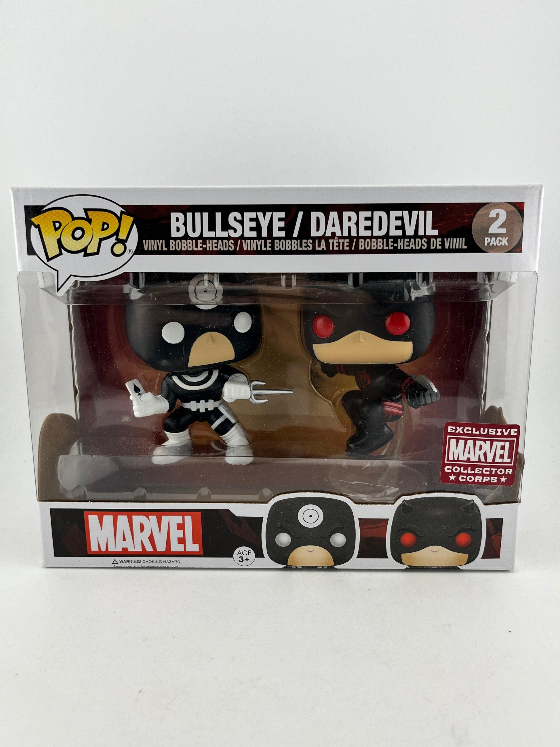 Funko POP! Marvel Bullseye/Daredevil (2 Pack) - Exclusive FRENLY BRICKS - Open 7 Days