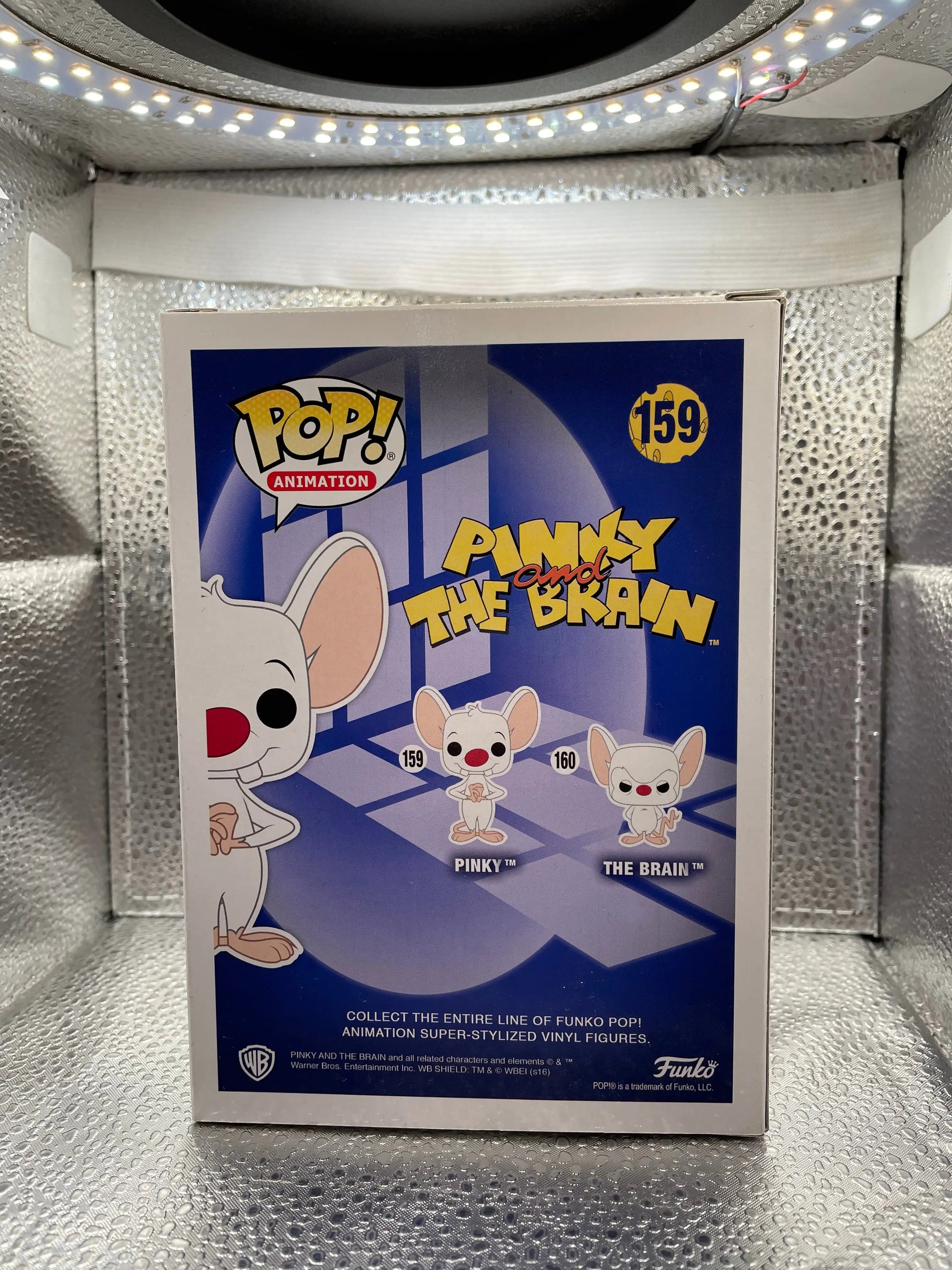 Funko Pop Animation Pinky and The Brain Pinky 159 Vaulted 2016 FRENLY BRICKS - Open 7 Days