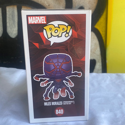 Funko POP! Miles Morales #840 GLOW FRENLY BRICKS - Open 7 Days