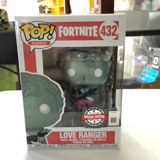 Funko Pop! Vinyl Metallic Fortnite Love Ranger #432 FRENLY BRICKS - Open 7 Days