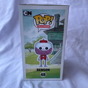 Funko POP! Benson #48 - Regular Show - RARE - FRENLY BRICKS - Open 7 Days