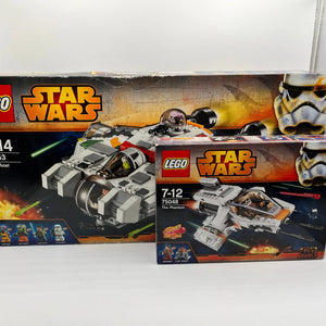 Lego Star Wars Rebels 75053 The Ghost - Not Sealed + 75048 The Phantom - Sealed Black Hair Kanan Jarrus FRENLY BRICKS - Open 7 Days