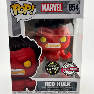 Funko POP! Marvel - Red Hulk #854 - Glow Chase Limited Edition SE FRENLY BRICKS - Open 7 Days