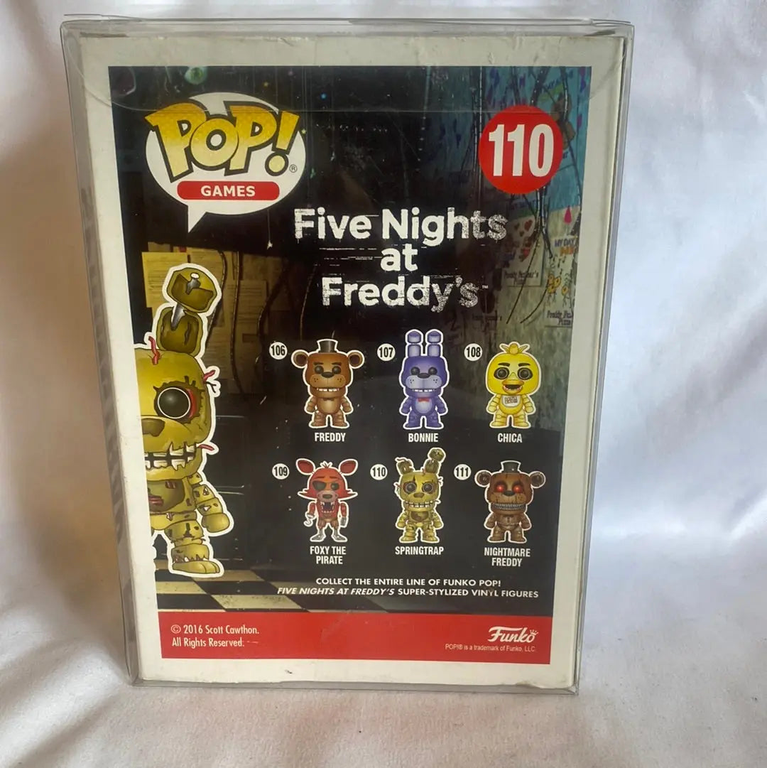 Funko POP! FNAF SPRINGTRAP #110 - Games - FRENLY BRICKS - Open 7 Days