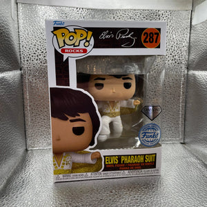 Elvis Presley - Elvis Pharaoh Suit Diamond Glitter Pop! Vinyl Figure 287 FRENLY BRICKS - Open 7 Days