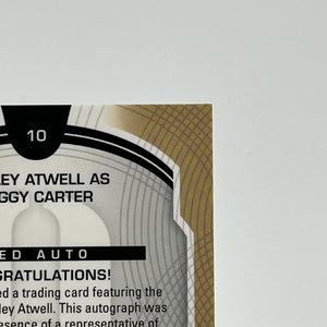Upper Deck Marvel Infinity Saga - Allure Red Auto Hayley Atwell as Peggy Carter FRENLY BRICKS - Open 7 Days