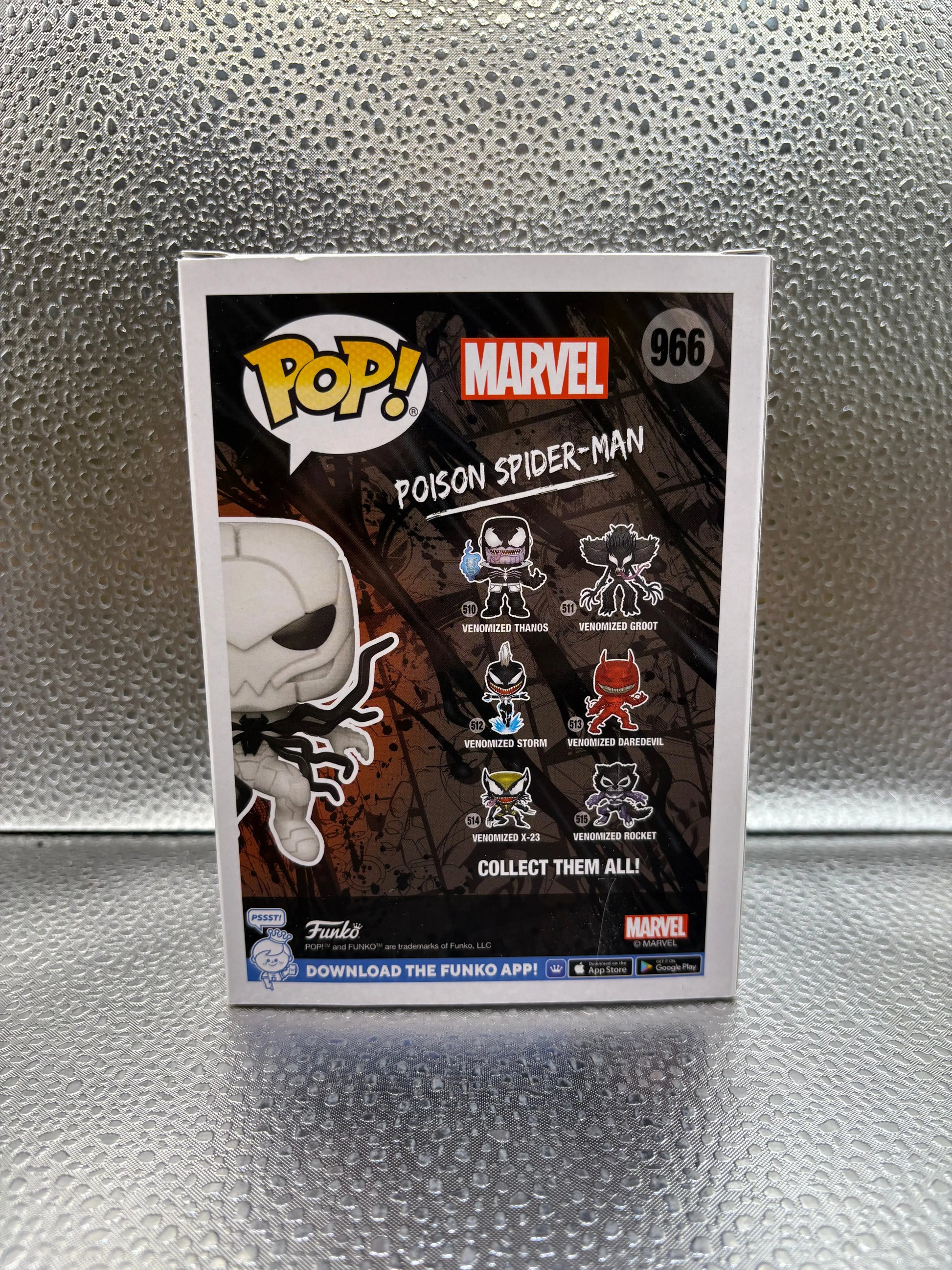 Funko Pop Vinyl #966 Marvel Poison Spider Man FRENLY BRICKS - Open 7 Days