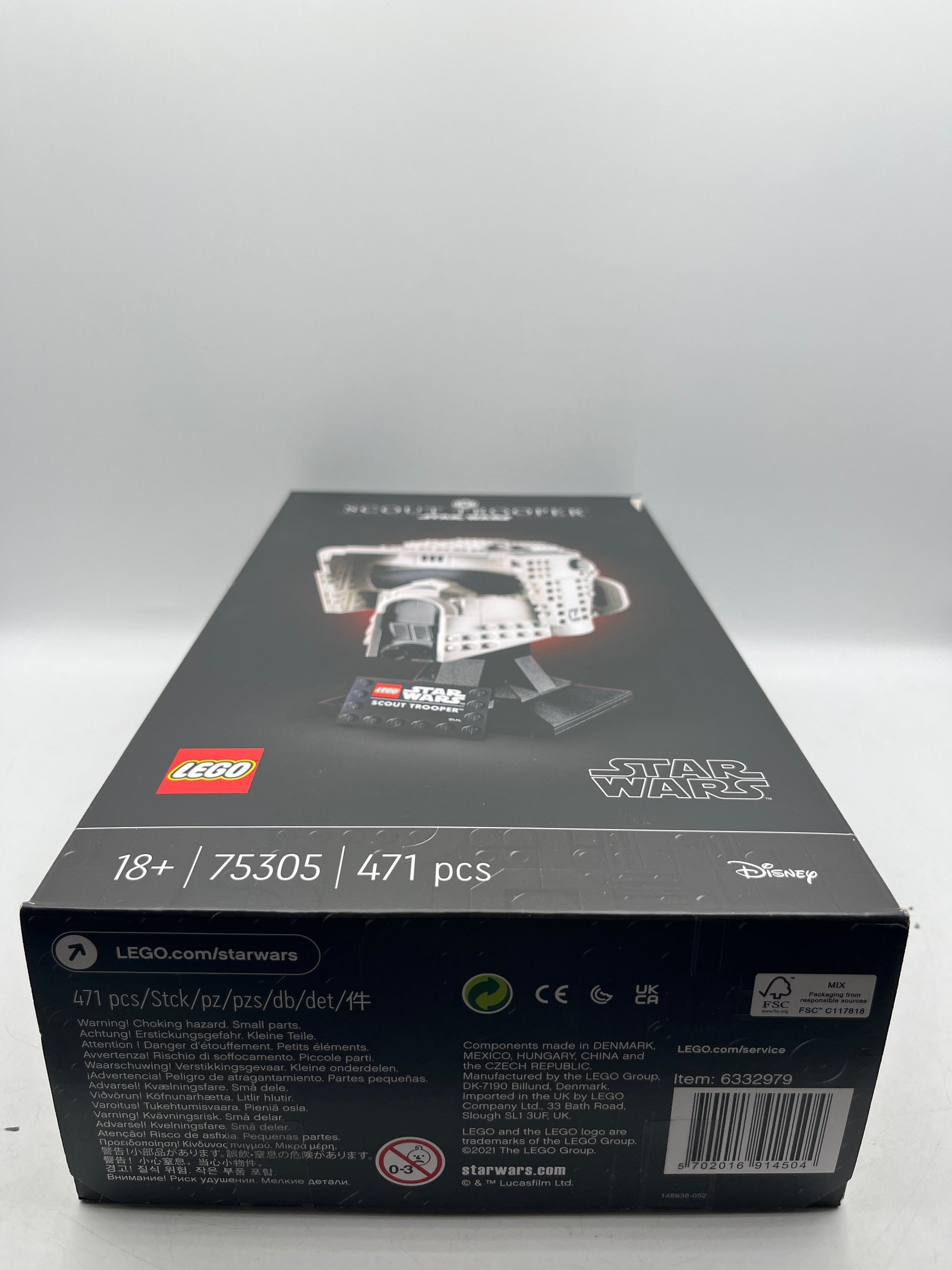 Lego Star Wars Scout Trooper Helmet 75305 FRENLY BRICKS - Open 7 Days