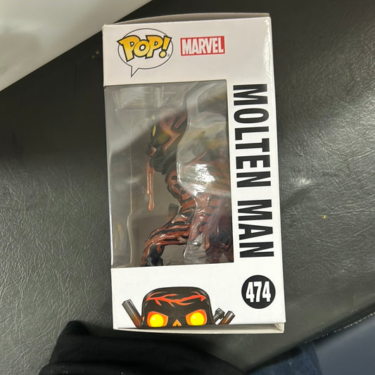 Funko POP Spiderman Far from Home Molten Man #474 Vinyl FRENLY BRICKS - Open 7 Days