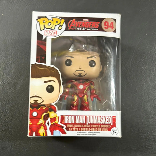 Pop Vinyl Marvel #94 Iron Man [Unmaked] FRENLY BRICKS - Open 7 Days