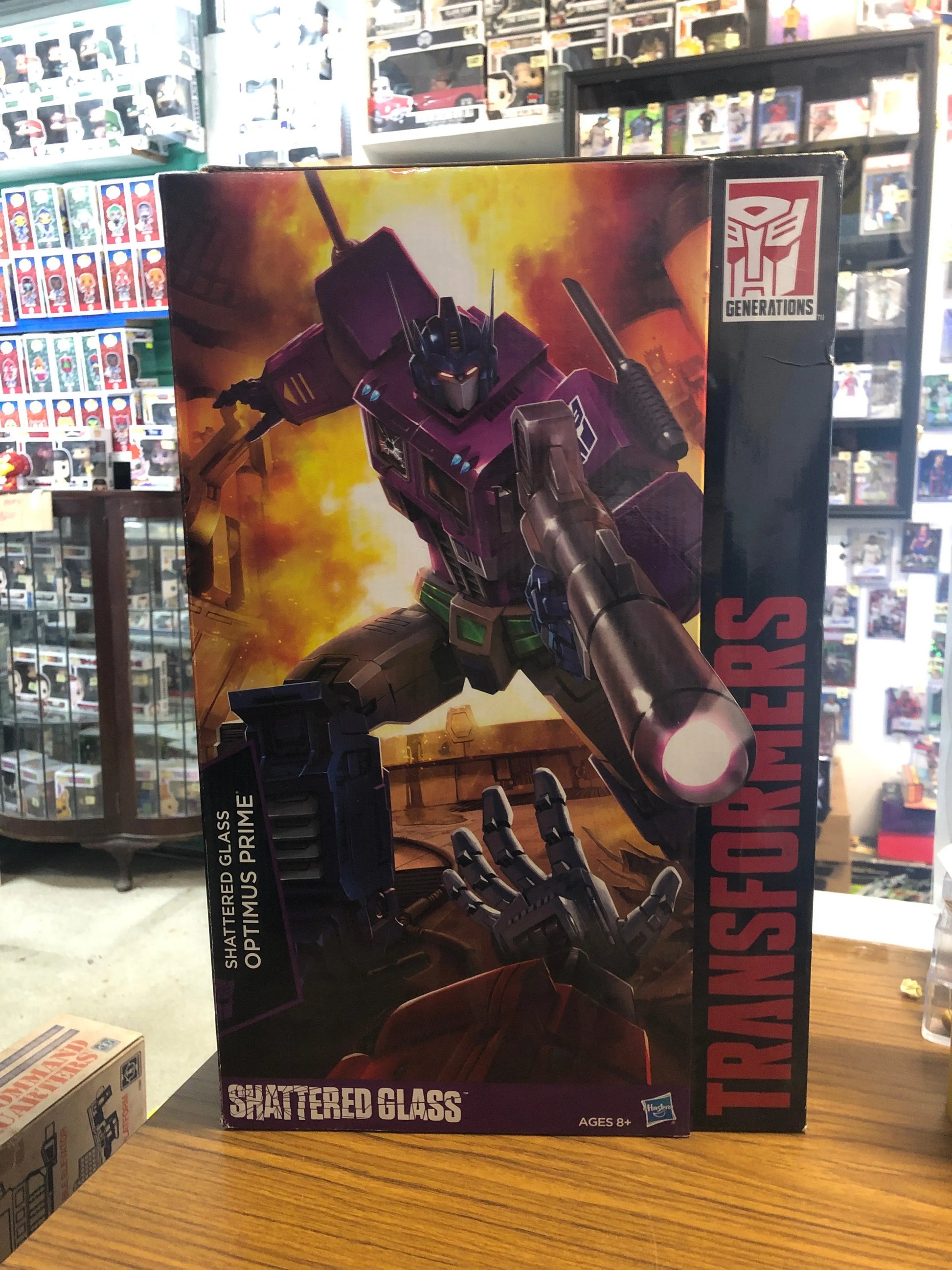 Hasbro Masterpiece: Transformers - Optimus Prime 9" Shattered Glass Action FRENLY BRICKS - Open 7 Days