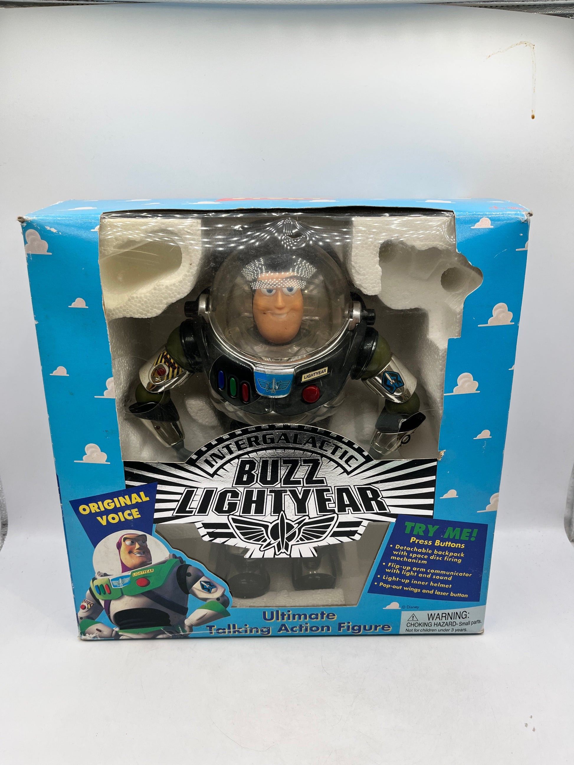 Toy Story Intergalactic Buzz Lightyear by Thinkway Toys Vintage Disney - Not Sealed FRENLY BRICKS - Open 7 Days