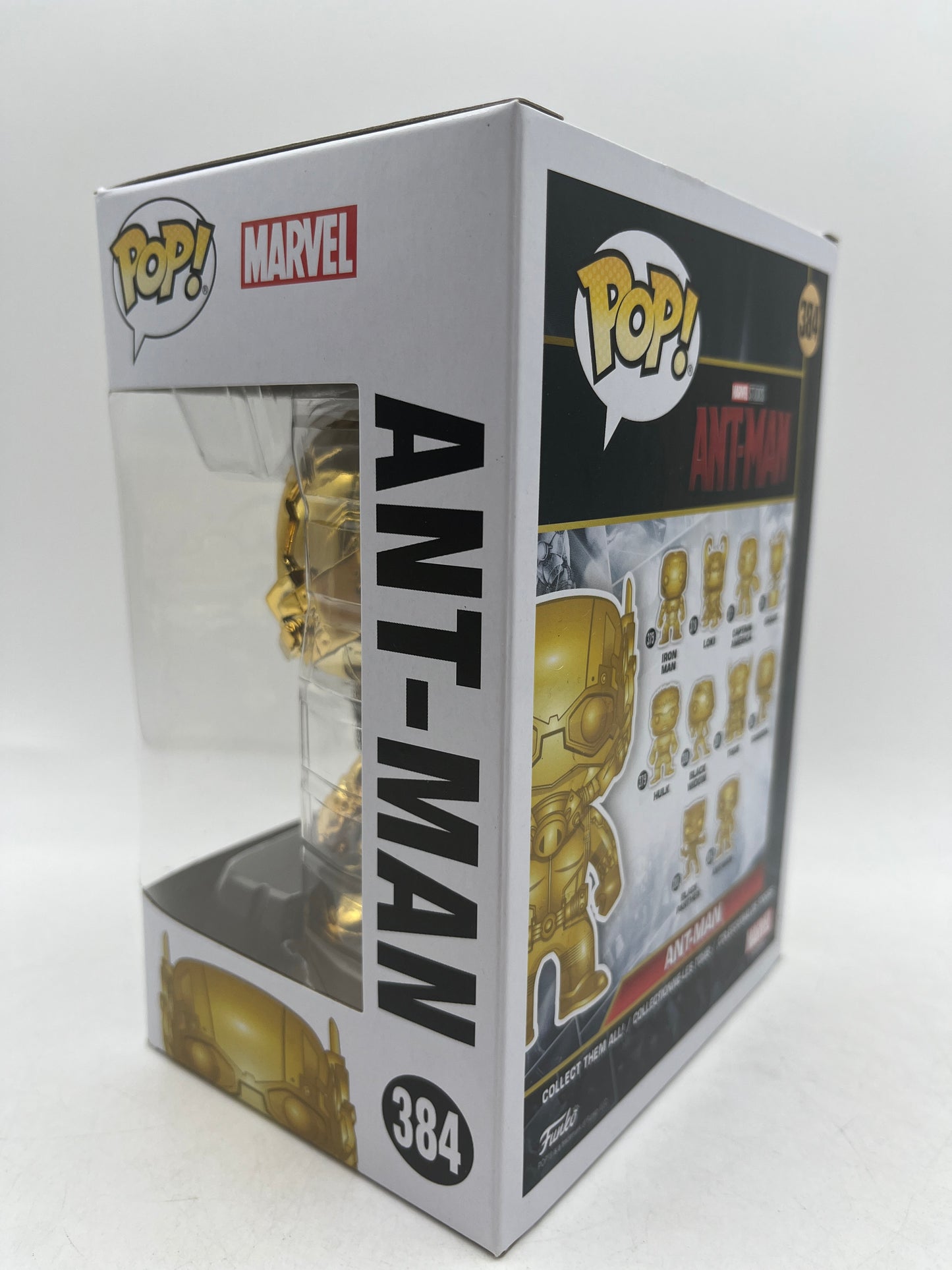 Funko Pop Marvel Studios The First 10 Years 384 Gold Ant-Man Vinyl Figure