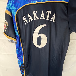 Nippon Baseball Hokkaido Fighters “Nakata #6” Flower Blue Jersey XLarge