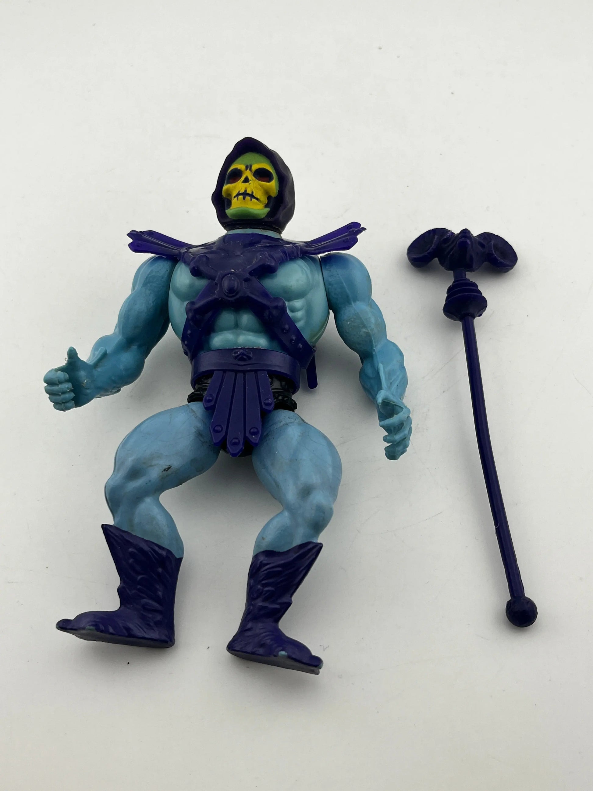 Vintage 1981 82 Masters of The Universe MOTU Skeletor Action Figure Toy - Missing Sword FRENLY BRICKS - Open 7 Days