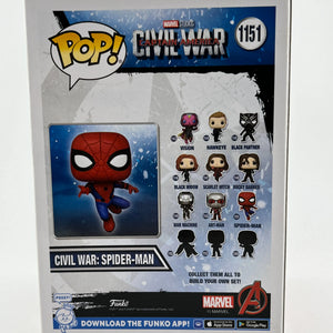 Funko POP! Marvel Civil War - Spider-Man #1151 - Special Edition FRENLY BRICKS - Open 7 Days
