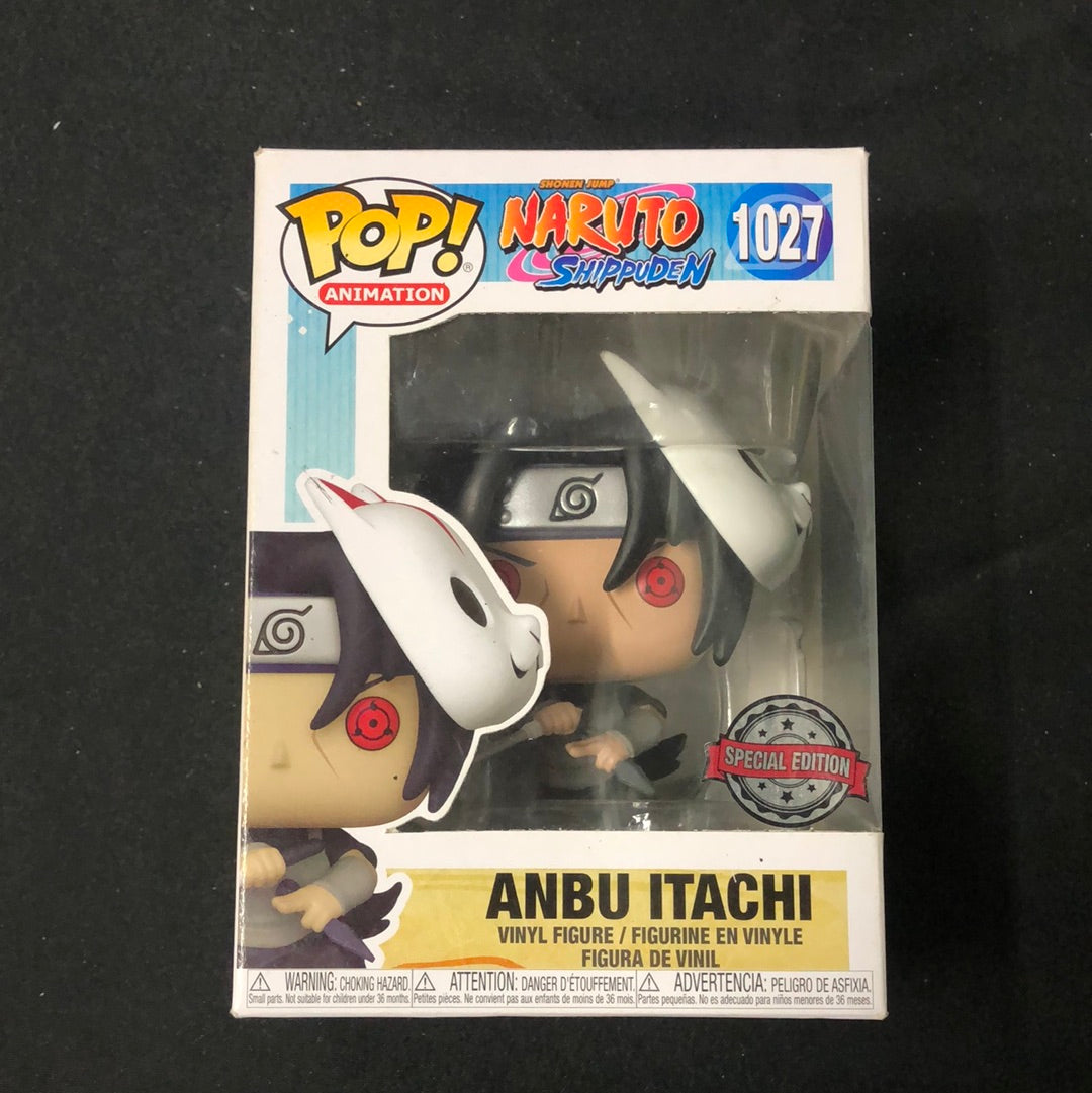 Funko POP! Animation #1027 - Naruto Shippuden - Anbu Itachi - Special Edition FRENLY BRICKS - Open 7 Days