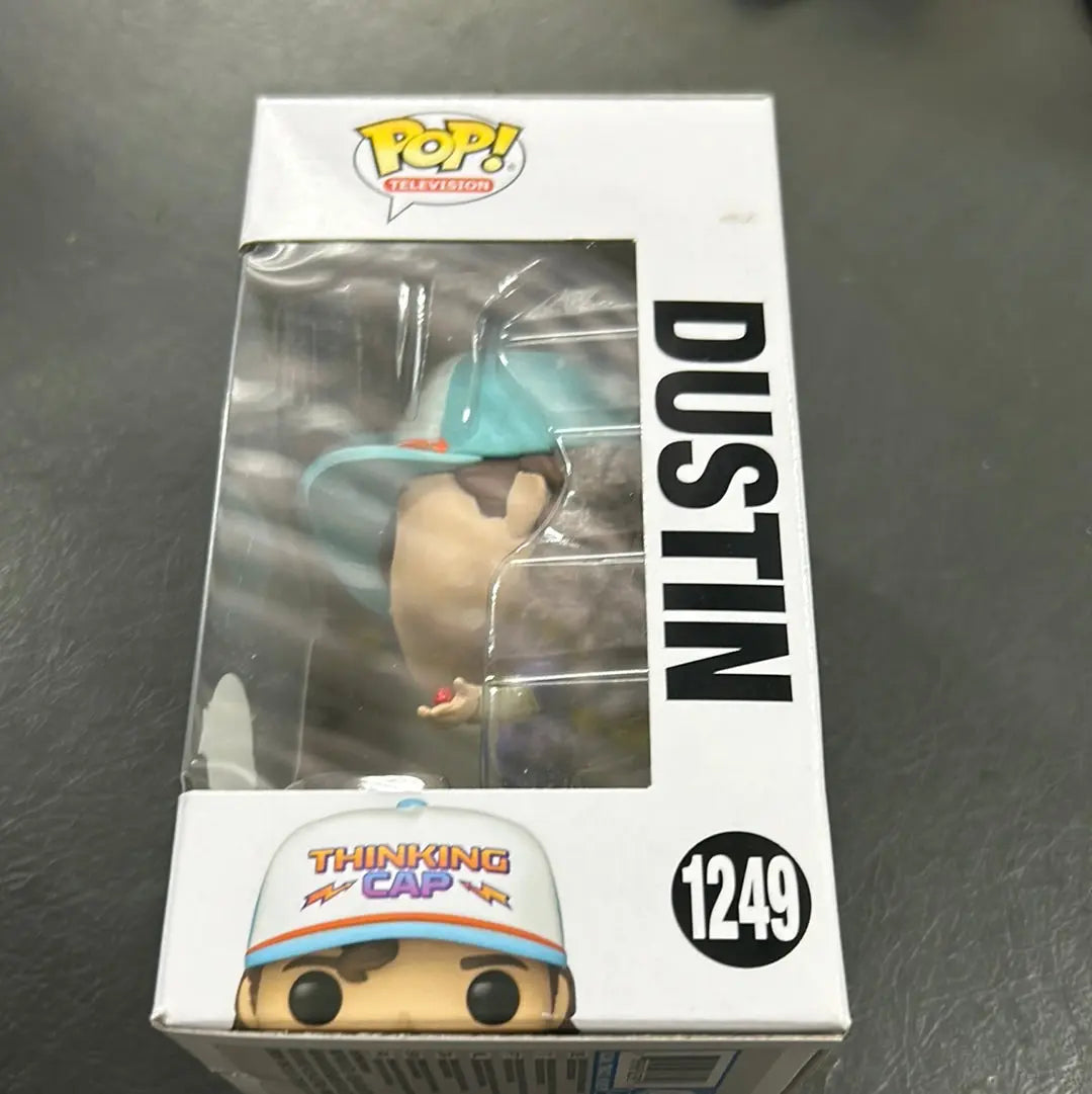 Funko Pop! TV: Stranger Things - Dustin Vinyl Figure #1249 FRENLY BRICKS - Open 7 Days