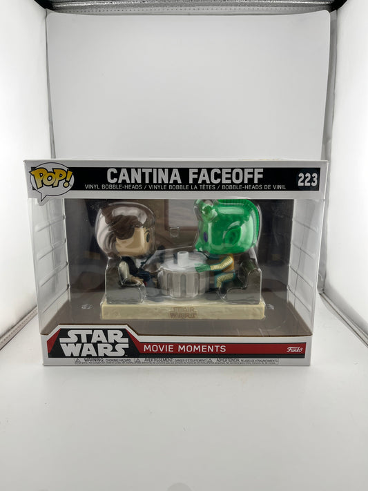 Funko POP! Star Wars Movie Moments - Cantina Faceoff #223 - Vinyl Collectable FRENLY BRICKS - Open 7 Days
