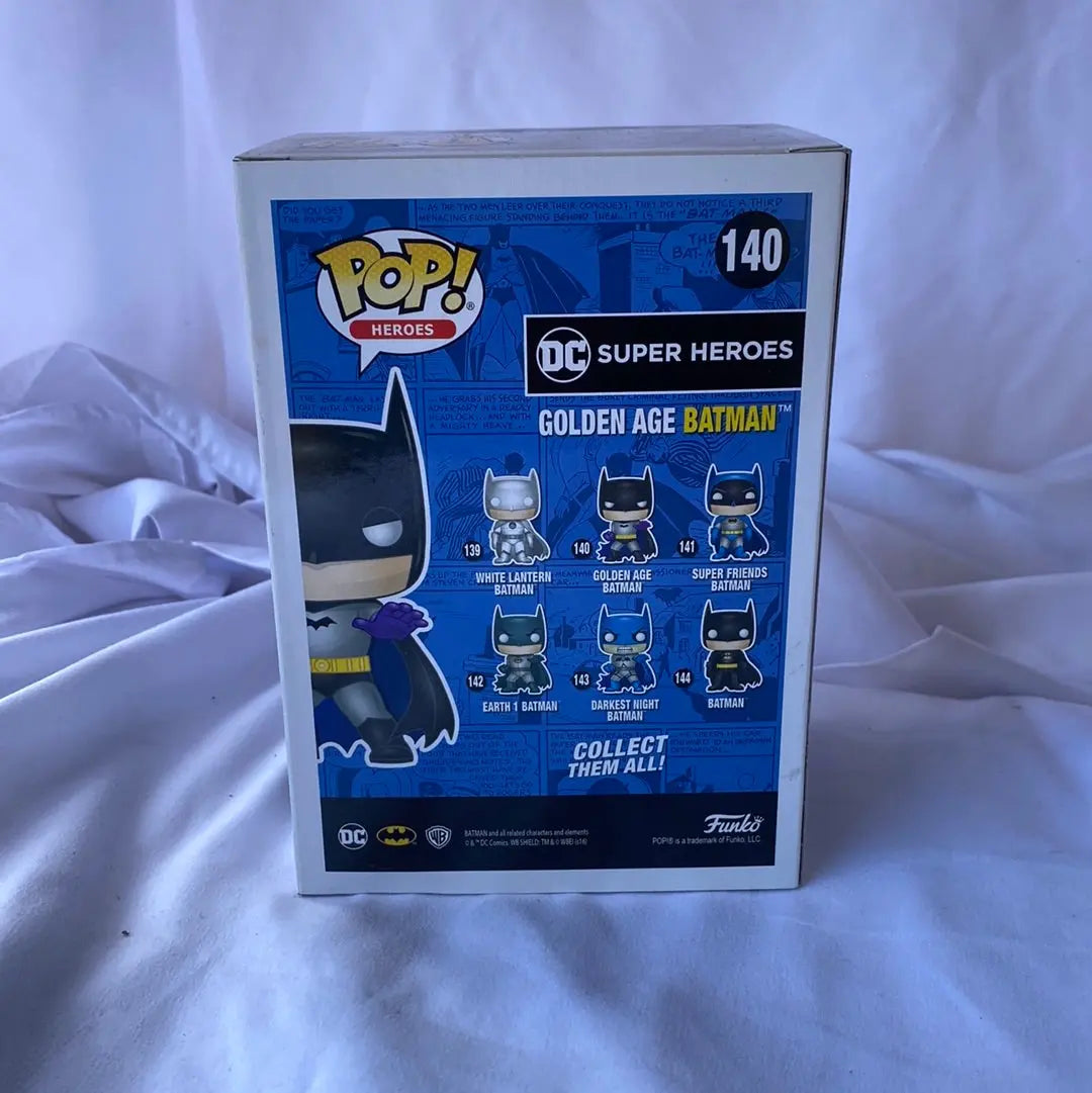 Funko POP! Golden Age Batman - 140 Batman - FRENLY BRICKS - Open 7 Days