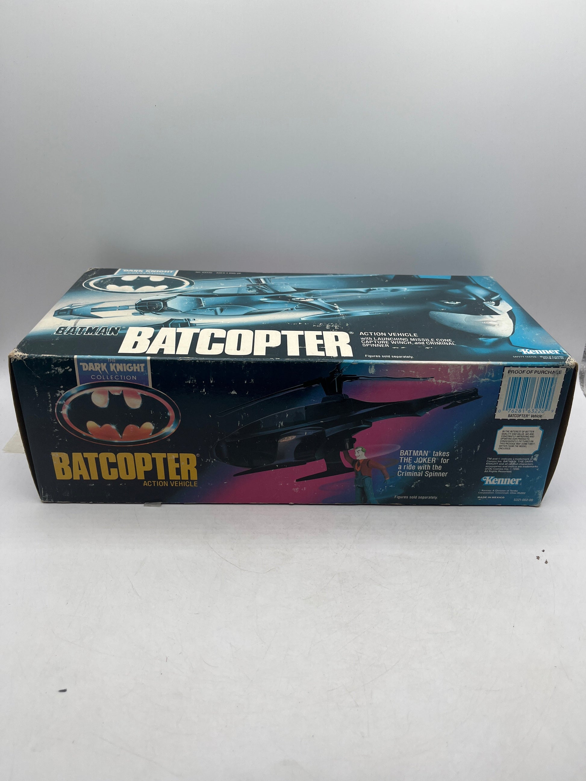 Vintage 1990 Kenner Batman Dark Knight BATCOPTER Helicopter FRENLY BRICKS - Open 7 Days