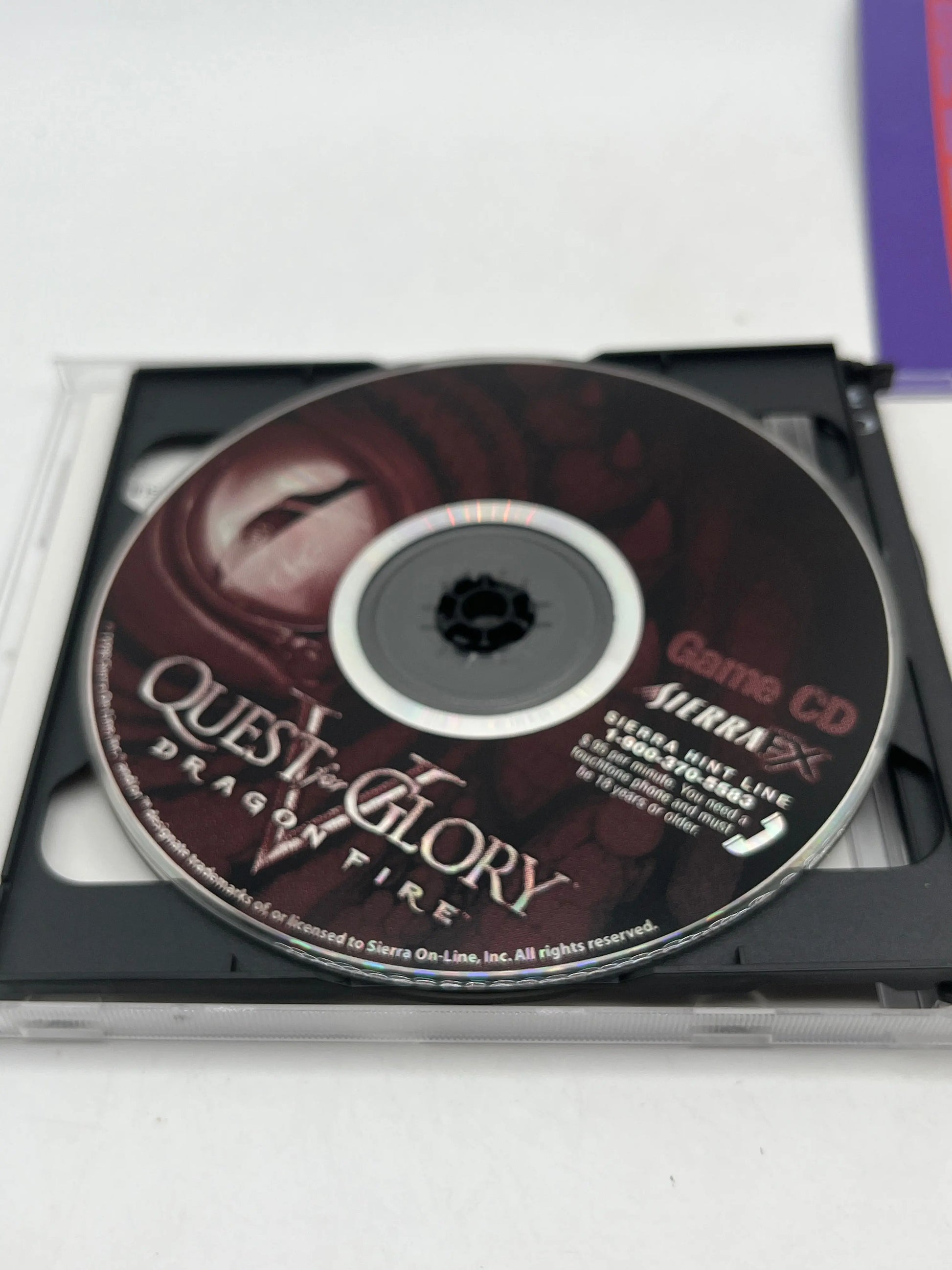 “Quest for Glory V Dragon Fire” from Sierra for both PC/MAC Big Box Game 1998 FRENLY BRICKS - Open 7 Days