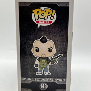 Funko POP! Games - Call Of Duty - John “Soap” McTavish #143 - Vinyl Collectable FRENLY BRICKS - Open 7 Days