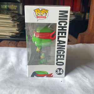 Funko POP! Michaelangelo #34 FRENLY BRICKS - Open 7 Days