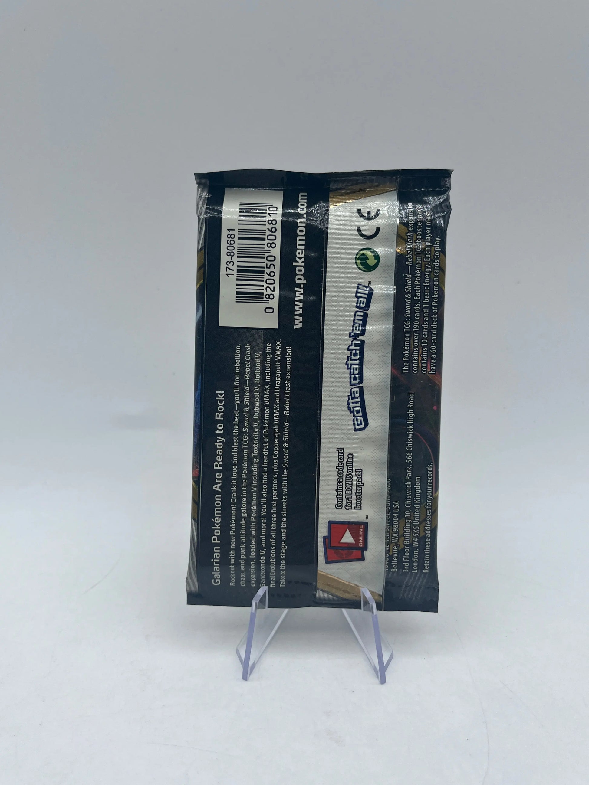 Pokémon TCG: Sword & Shield Rebel Clash Art Set 4x Boosters Factory Sealed FRENLY BRICKS - Open 7 Days