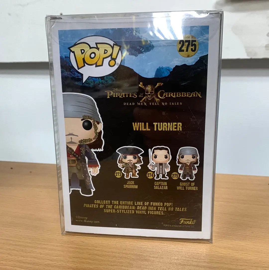 Dead Men Tell No Tales POP Disney Ghost of Will Turner Vinyl Figure #275 FRENLY BRICKS - Open 7 Days