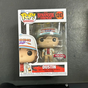 Funko Pop! Vinyl Stranger Things Dustin Special Edition #1247 FRENLY BRICKS - Open 7 Days