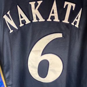 Nippon Baseball Hokkaido Fighters “Nakata #6” Flower Blue Jersey XLarge