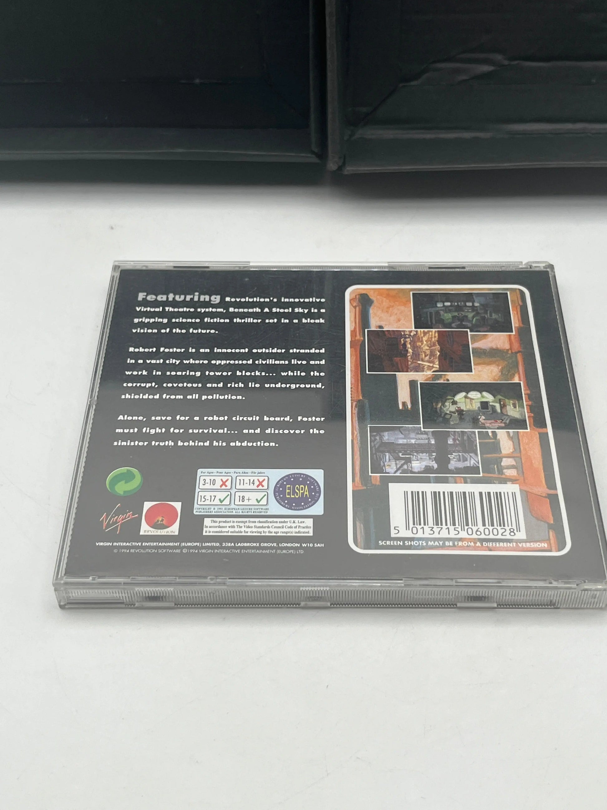 “Beneath A Steel Sky” PC CD-ROM Game Big Box Edition Vintage +combinedshipping FRENLY BRICKS - Open 7 Days