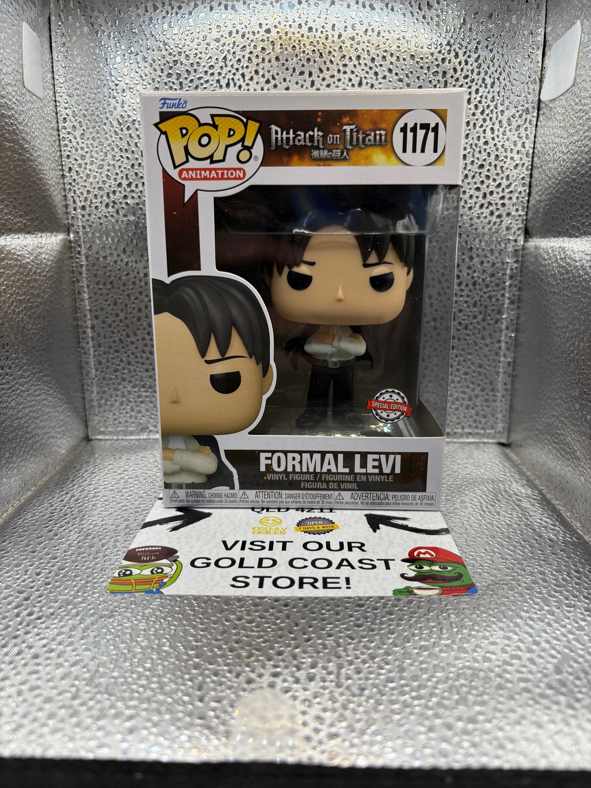Funko POP - Animation - ATTACK ON TITAN - FORMAL LIVI #1171 FRENLY BRICKS - Open 7 Days