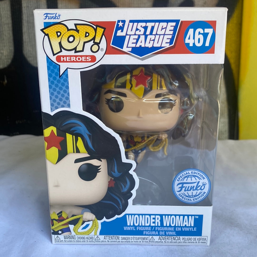 Funko POP! Wonder Woman #467 FRENLY BRICKS - Open 7 Days