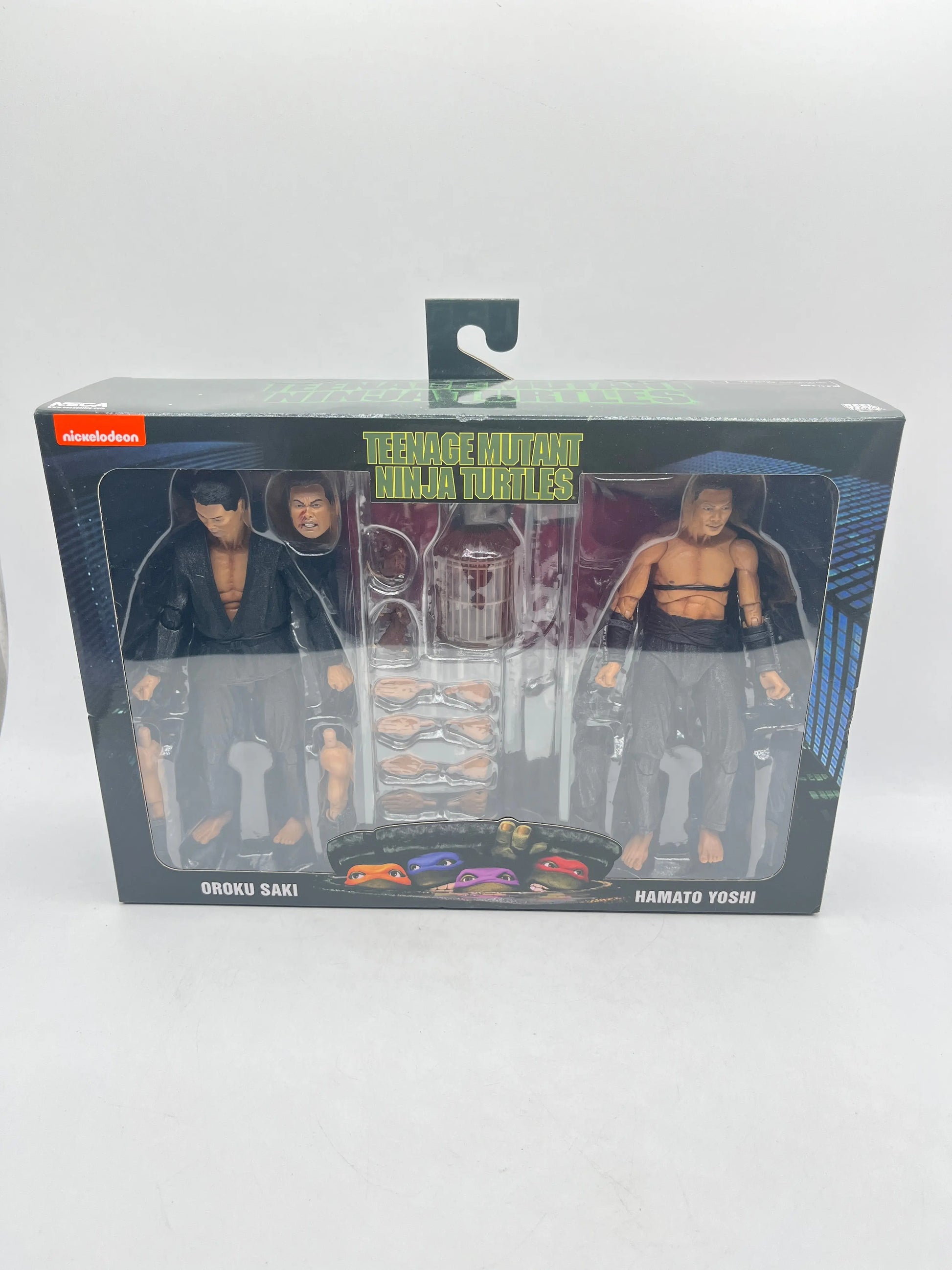 NECA TMNT 1990 Shadow Warrriors Oroku Saki and Hamato Yoshi Action Figure Pack FRENLY BRICKS - Open 7 Days