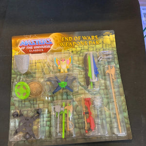 He-Man Masters of the Universe Classics Exclusive Weapons Pack End of Wars FRENLY BRICKS - Open 7 Days