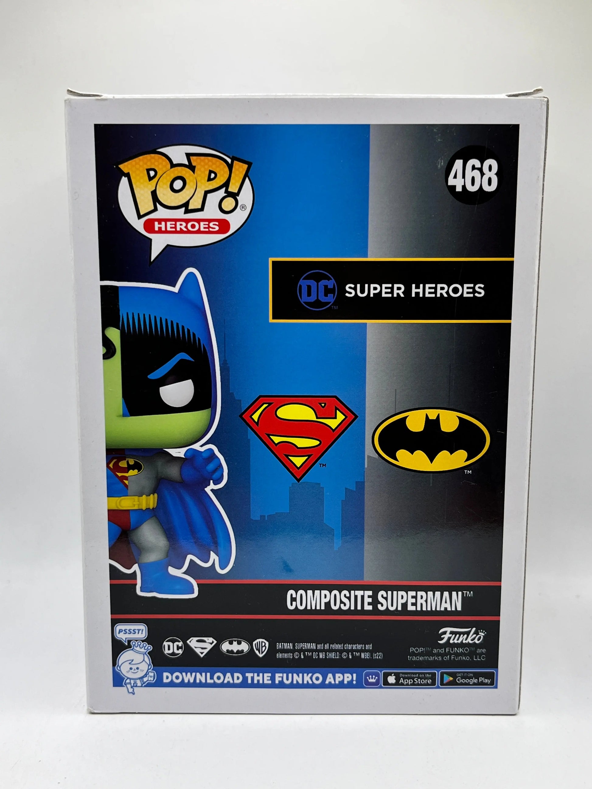 Funko POP! DC Heroes - Composite Superman #468 - Special Edition FRENLY BRICKS - Open 7 Days