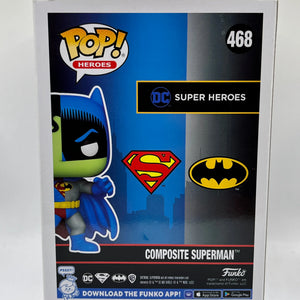 Funko POP! DC Heroes - Composite Superman #468 - Special Edition FRENLY BRICKS - Open 7 Days