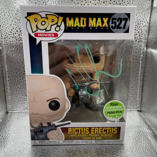 Funko Pop! Rictus Erectus #527 Mad Max Action Figure, 2018 Spring Convention SIGNED NO COA FRENLY BRICKS - Open 7 Days